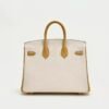 wsxc1729954565952_1 Hermes Birkin 25CM Bag Togo Leather 10 Craie / 9D Jaune Amber Brush Gold Hardware