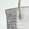 wsxc1729954571408_2 Hermes Birkin 25 Images Himalaya Crocodile Leather Tote Bag Silver Hardware