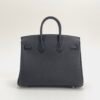 UAE Dubai Hermes Birkin 25CM Togo Leather CK89 Noir Silver Hardware