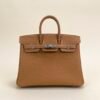 wsxc1729955553596_0 Hermes Bag Price Togo Leather CK37 Gold Birkin 25CM Silver Hardware
