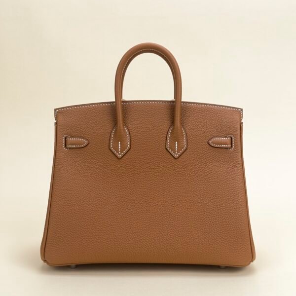 Hermes Bag Price Togo Leather CK37 Gold Birkin 25CM Silver Hardware