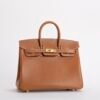 wsxc1730992160532_1-1 Hong Kong Hermes Birkin 25CM CC37 Gold Barenia Leather Gold Hardware