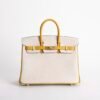wsxc1730992191192_0-1 Hermes Togo Leather Birkin 25CM 10 Craie / 9D Amber Brush Gold Hardware