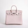 Canada Toronto Hermes Birkin 25CM Epsom Leather 09 Mauve Pale Silver Hardware
