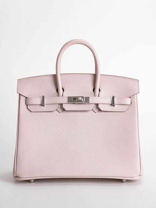 Canada Toronto Hermes Birkin 25CM Epsom Leather 09 Mauve Pale Silver Hardware