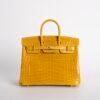 wsxc1731341994157_0 Hermes Bag Price Shiny Niloticus Crocodile Birkin 25CM 9D Jaune Amber Gold Hardware