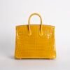 wsxc1731341994157_1 Hermes Bag Price Shiny Niloticus Crocodile Birkin 25CM 9D Jaune Amber Gold Hardware