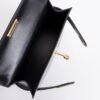 TaiwanHermes Mini Kelly 19CM Box Leather CC89 Noir Gold Hardware