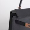 wsxc1731342463093_4 USA New York Hermes Epsom Leather Mini Kelly 19CM 89 Noir Rose Gold Hardware