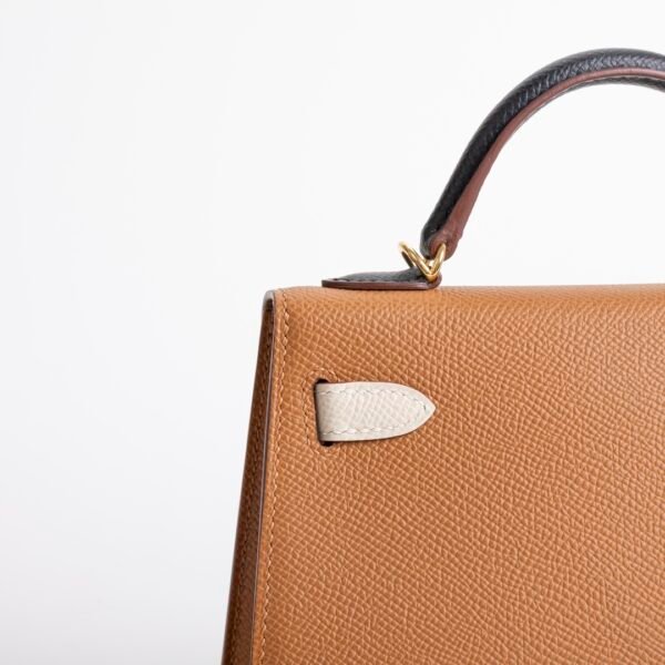 wsxc1731342470233_2 Hermes Mini Kelly 19CM Epsom 37 Gold / 10 Craie / 89 Noir Gold Hardware