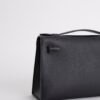 wsxc1731431403745_3 Full Handmade Kelly Pochette 22cm Swift Leather CK89 Noir Silver Hardware