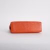 Women’s Luxury Bag Kelly Pochette 22CM Lizard Leather CK93 Orange Silver Hardware