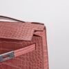 wsxc1731431595909_3 Women’s Eveving Bag Shiny Alligator Crocodile Kelly Pochette 22CM CK94 Terre Cuite Silver Hardware