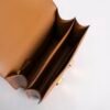 Luxury Women’s Bag Cognac Ostrich Leather Constance 24CM Gold Hardware
