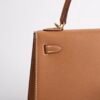 Australia Sydney Kelly Sellier 25CM CC37 Gold Epsom Leather Gold Hardware