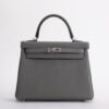 wsxc1731681736878_0-1 Canada Toronto Kelly 25CM Togo Leather 0L Gris Meyer Silver Hardware
