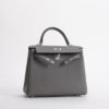 wsxc1731681736878_3 Canada Toronto Kelly 25CM Togo Leather 0L Gris Meyer Silver Hardware