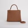 Luxury Bag CC37 Gold Togo Leather Kelly 25CM Gold Hardware