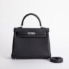 wsxc1731682124732_0-1 Women’s Bag Kelly 25CM Togo Leather CK89 Noir Silver Hardware
