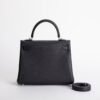 wsxc1731682124732_1 Women’s Bag Kelly 25CM Togo Leather CK89 Noir Silver Hardware