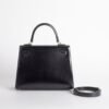 wsxc1731688795072_1 Russia Moscow Box Leather Kelly Sellier 25CM CC89 Noir Gold Hardware