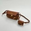 New Arrival CC37 Gold Swift Leather Gold Hardware Kelly Moove Waist Bag