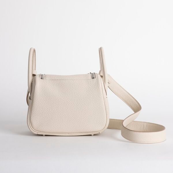 Australia Sydney Mini Lindy 19CM Clemence Leather CK10 Craie Silver Hardware