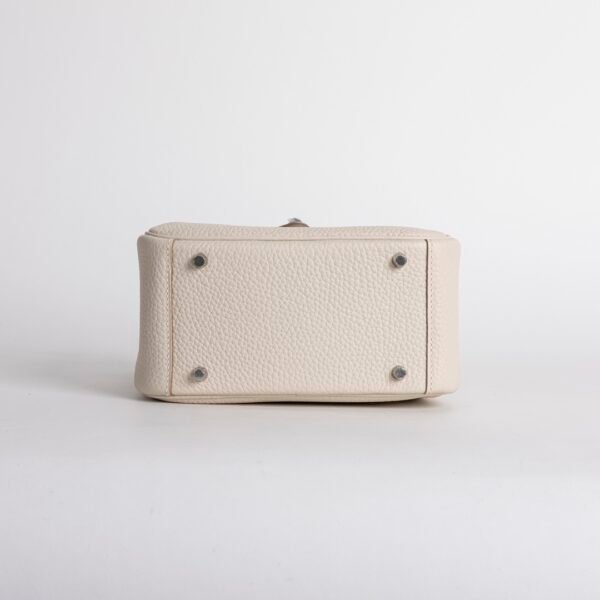 Australia Sydney Mini Lindy 19CM Clemence Leather CK10 Craie Silver Hardware