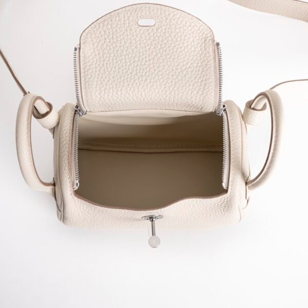 Australia Sydney Mini Lindy 19CM Clemence Leather CK10 Craie Silver Hardware