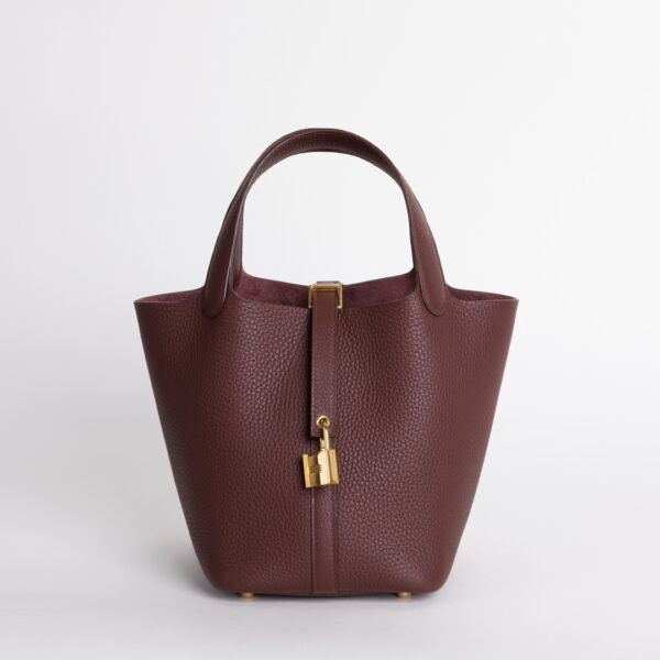 wsxc1732127326772_0 UK London Picotin 18CM Clemence Leather 0G Rouge Sellier Gold Hardware