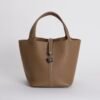 Canada Ottawa Picotin 22CM CK37 Gold Clemence Leather Silver Hardware