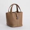 Canada Ottawa Picotin 22CM CK37 Gold Clemence Leather Silver Hardware