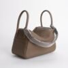 Women’s Shoulder Bag Lindy 26CM Clemence Leather CK18 Etoupe Silver Hardware