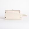 Full Handmade Kelly Desordre 20CM Epsom Leather CK10 Craie Silver Hardware