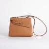 wsxc1732717397962_0 Hong Kong Epsom Leather CC37 Gold Kelly Desordre 20CM Shoulder Bag Silver Hardware