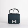 Women’s Shoulder Bag Epsom Leather V0 Vert Rousseau Constance 18CM Silver Hardware