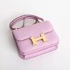 USA New York Constance Bag 18CM Epsom Leather X9 Mauve Sylvestre Gold Hardware