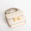 Women’s Shoulder Bag Epsom Leather Constance 18CM I2 Nata Gold Hardware