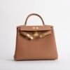 USA New York CC37 Gold Togo Leather Kelly 28CM Gold Hardware