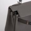 Full Handmade Togo Leather Kelly 28CM 8F Etain Silver Hardware