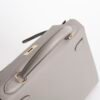 UAE Dubai Kelly Bag 28CM Epsom Leather M8 Gris Asphalt Gold Hardware