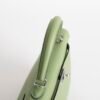 Luxury Handbag Kelly Sellier 25CM 3I Vert Criquet Epsom Leather Silver Hardware