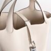 wsxc1733496548560_2-1 Women’s Tote Bag Picotin 18CM I2 Nata Clemence Leather Silver Hardware