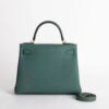 wsxc1734020370205_1 Women’s Tote Bag Togo Leather Kelly 28CM Z6 Malachite Gold Hardware