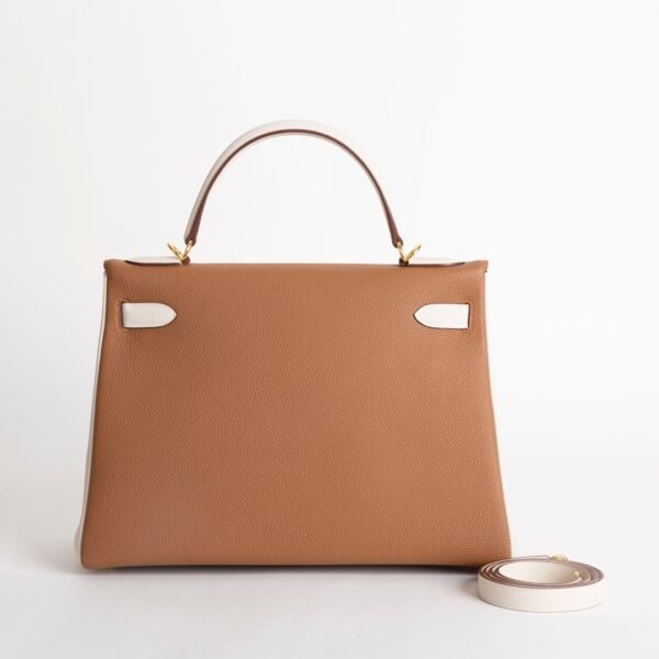 Women’s Bag Kelly 32CM Togo Leather 37 Gold / 10 Craie Gold Hardware