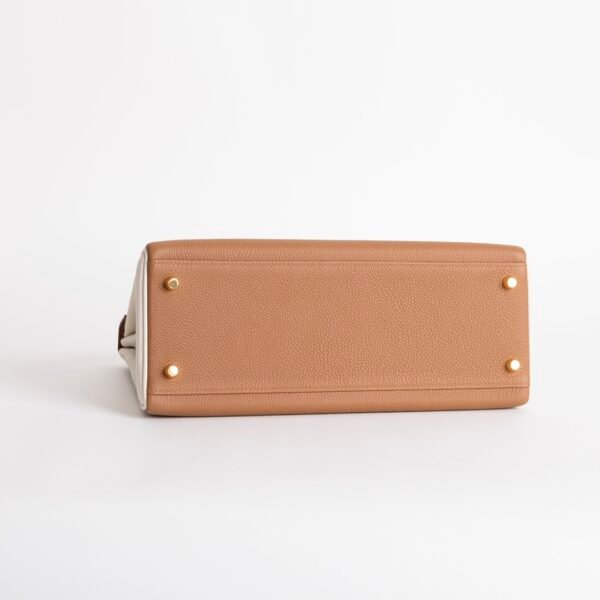 Women’s Bag Kelly 32CM Togo Leather 37 Gold / 10 Craie Gold Hardware