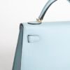 Women’s Cluch Bag Mini Kelly 19CM Epsom Leather U2 Blue Zephyr Gold Hardware