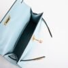 Women’s Cluch Bag Mini Kelly 19CM Epsom Leather U2 Blue Zephyr Gold Hardware