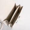 UK London CK10 Craie Epsom Leather Constance 18CM With Mirror Silver Hardware