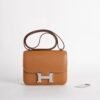 wsxc1734965405659_0-1 Hermes Bag Images CK37 Gold Constance 18CM with Mirror Epsom Leather Silver Hardware